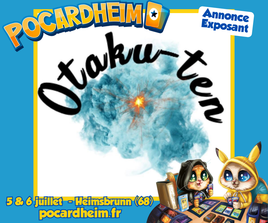 📢Annonce Exposant 🤩

Boutique située au centre-ville de Mulhouse, Otaku-Ten se spécialise dans la culture manga au sens large.

Découvrez leurs cartes, figurines et autres canettes dédiées à vos univers préférés.
🎫Billetterie sur pokheimon.fr/billetterie-po…