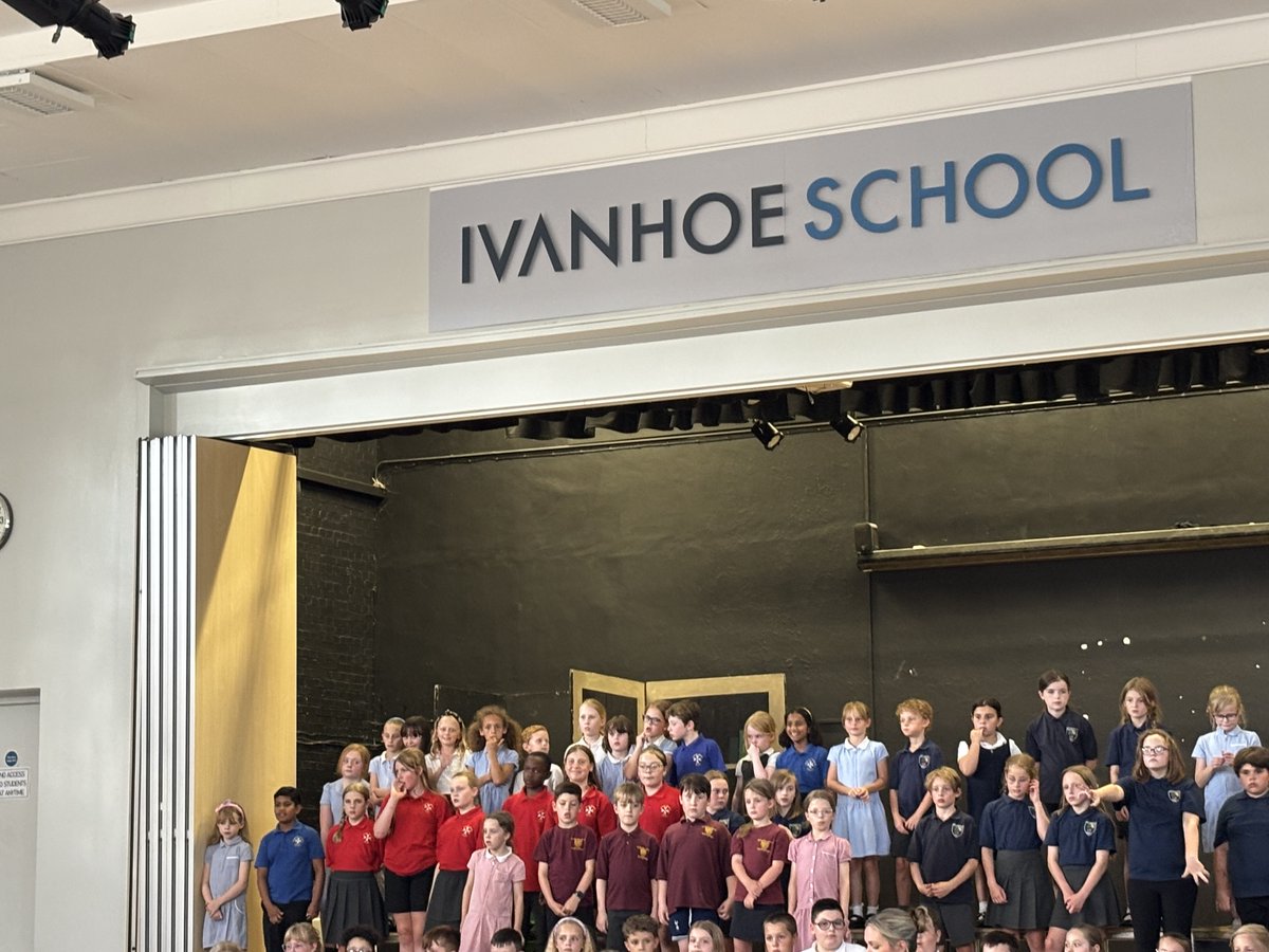 Another fantastic performance - this time from the Collab 360 choir - a groups of local schools we work closely with. Big thanks to Mrs Smith. 🎶🎵 
Those of you coming to Fun on the Field on Friday will be in for a treat as our choir will be performing.  #Collab360