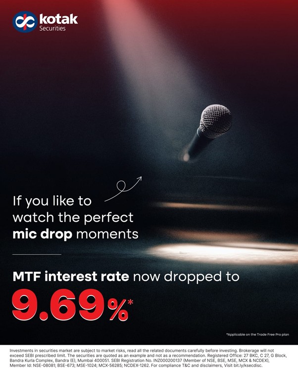 🎤 Mic Drop Moment for Traders

If mic drop moments give you a thrill, here’s one for your portfolio.

Our MTF interest rate has dropped to 9.69%, and that’s a statement.

Applicable on the Trade Free Pro plan.