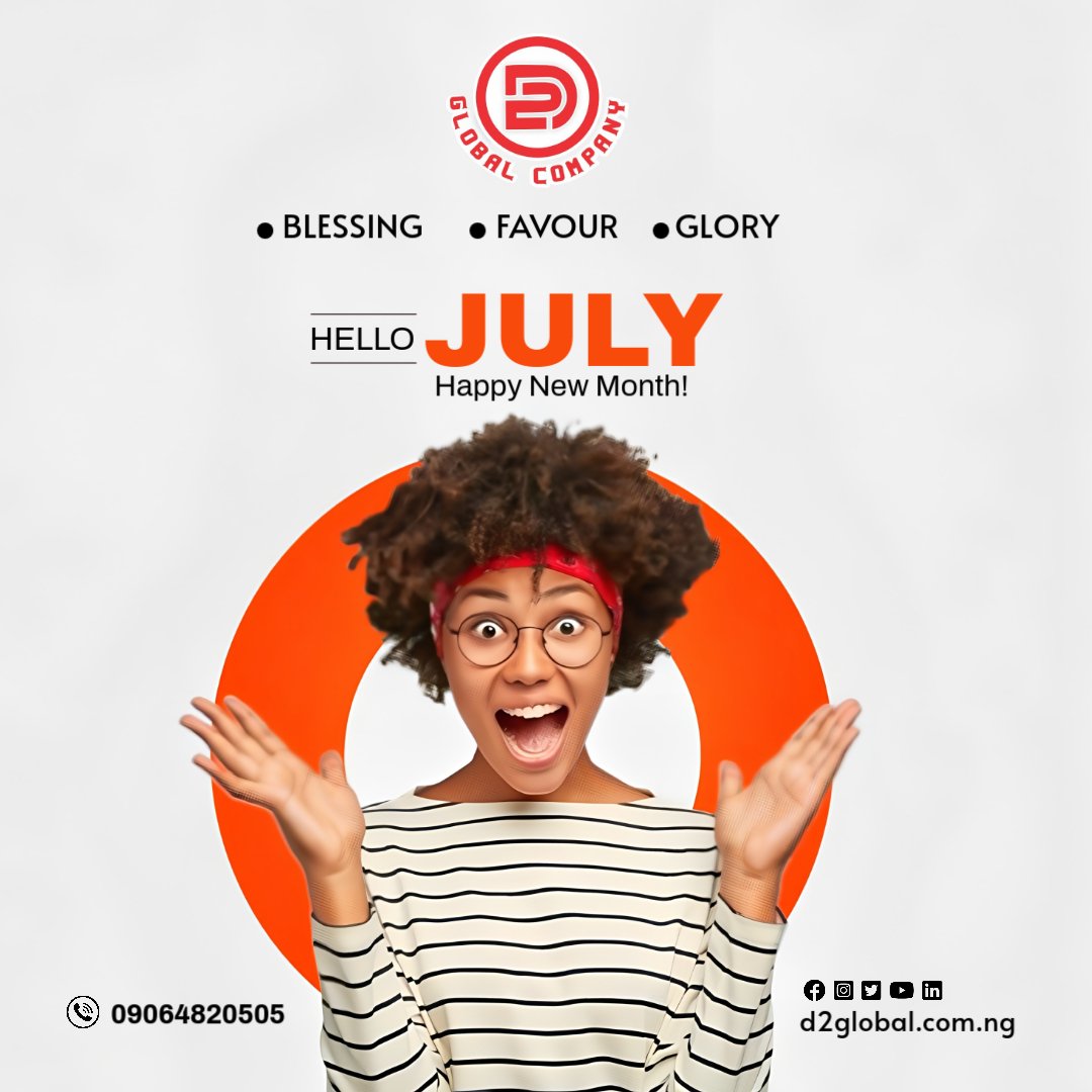 Happy New Month 🎉 of July!

I pray July bring us more deals, more growth, and more wins, connection and excellence job.

#HappyNewMonth
#JulyWins #growths #FIFACWC
#TeamGrowth #TechNews
#FreeNdianguiKinyagia