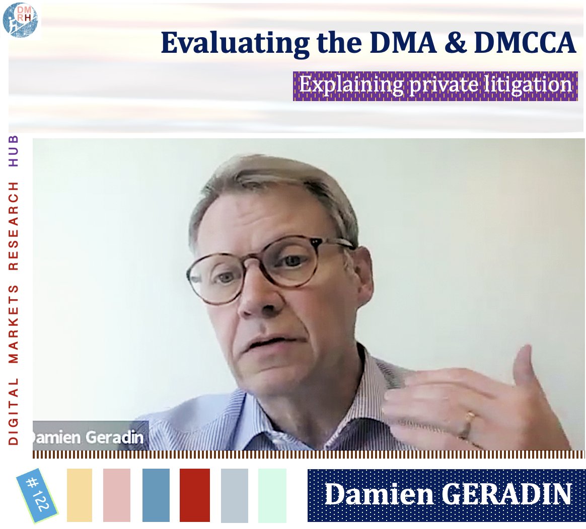 Pleasure to speak with Damien Geradin. He is one of those figures in competition law who combines a deep theoretical understanding of the discipline’s conceptual foundations with a strong practical influence on its real-world development. 
🎥  NEW youtube.com/watch?v=9w_Wj6…