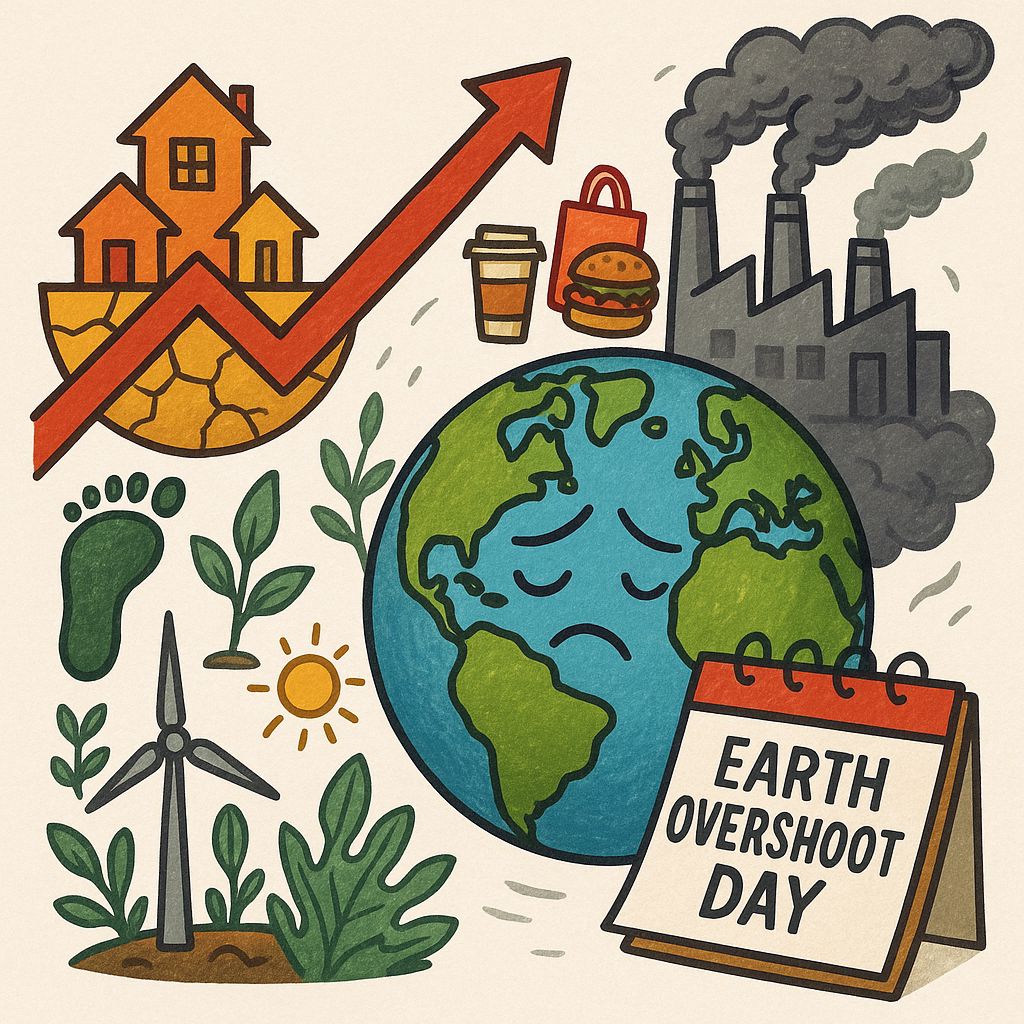 prabhatmisra's tweet photo. In 2025, #EarthOvershootDay falls on July 24. It means that from July 25 onward, humanity will be operating in an #ecologicaldeficit, using resources faster than can be replenished.
https://t.co/QUorh6x1ss #PopulationVoices #WorldPopulationDay #HouseholdExplosion #EndOvershoot https://t.co/WtyvELG6yl