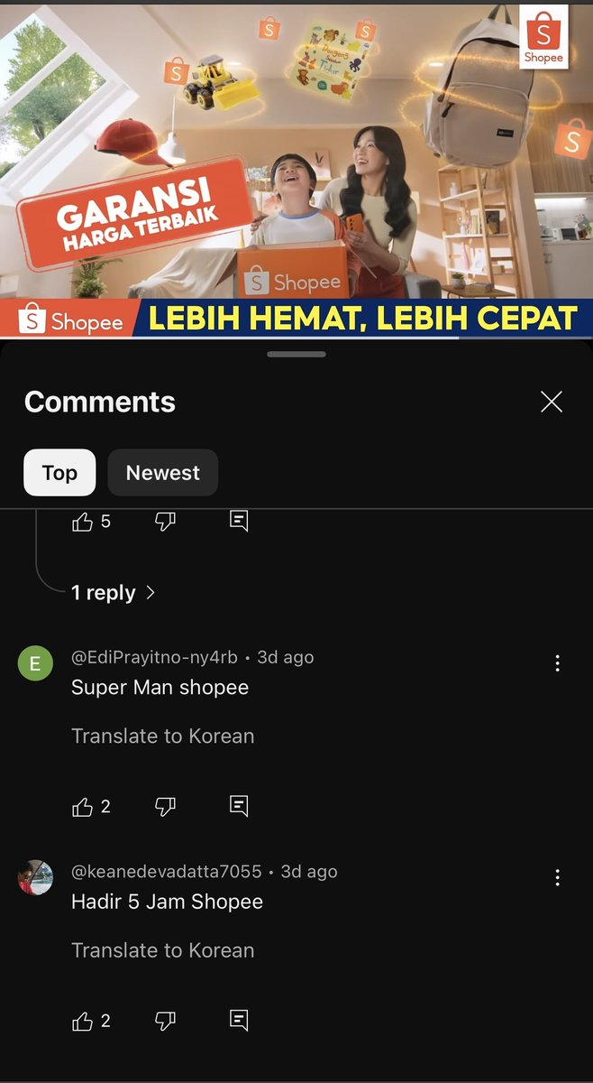 guys dah lihat iklan shopee ? wow bagus banget lho, makanya aku pasti  (#BelanjaDiShopeeLebihHemat cepat, freeong terus💝🙏😂

bisa cek nich👇
shopee.co.id/m/lebih-hemat-…

 apapun sll