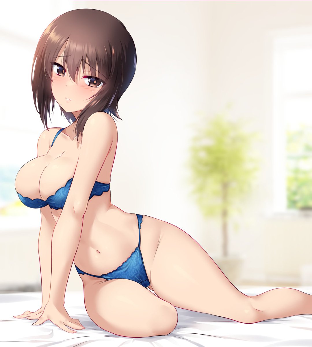 quzken's tweet image. あ"ぁァァァ~まほ誕行きたいッ!!(挨拶)
そんなわけでまほさん誕生日おめでとうございます~ッ♪🥳🎊🎂
…昨晩ウチに泊まった今朝のまほさん…???🌅🤔ゲンカク…?
#西住まほ生誕祭2025