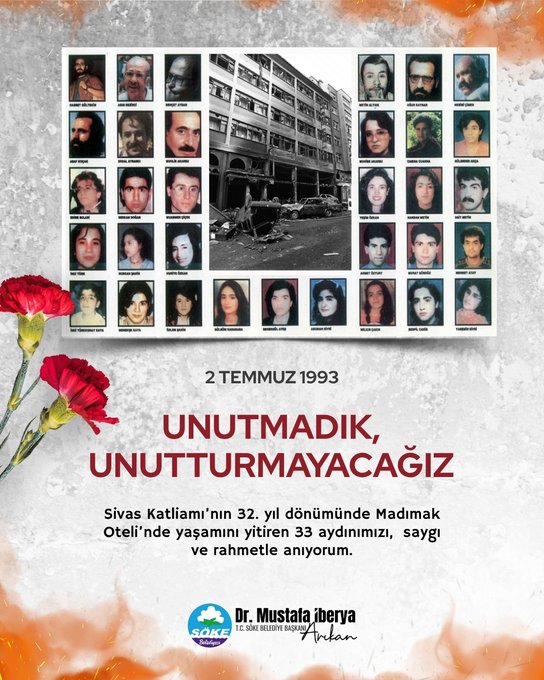 Sivas Katliamı’nın 32. Yıl Dönümü