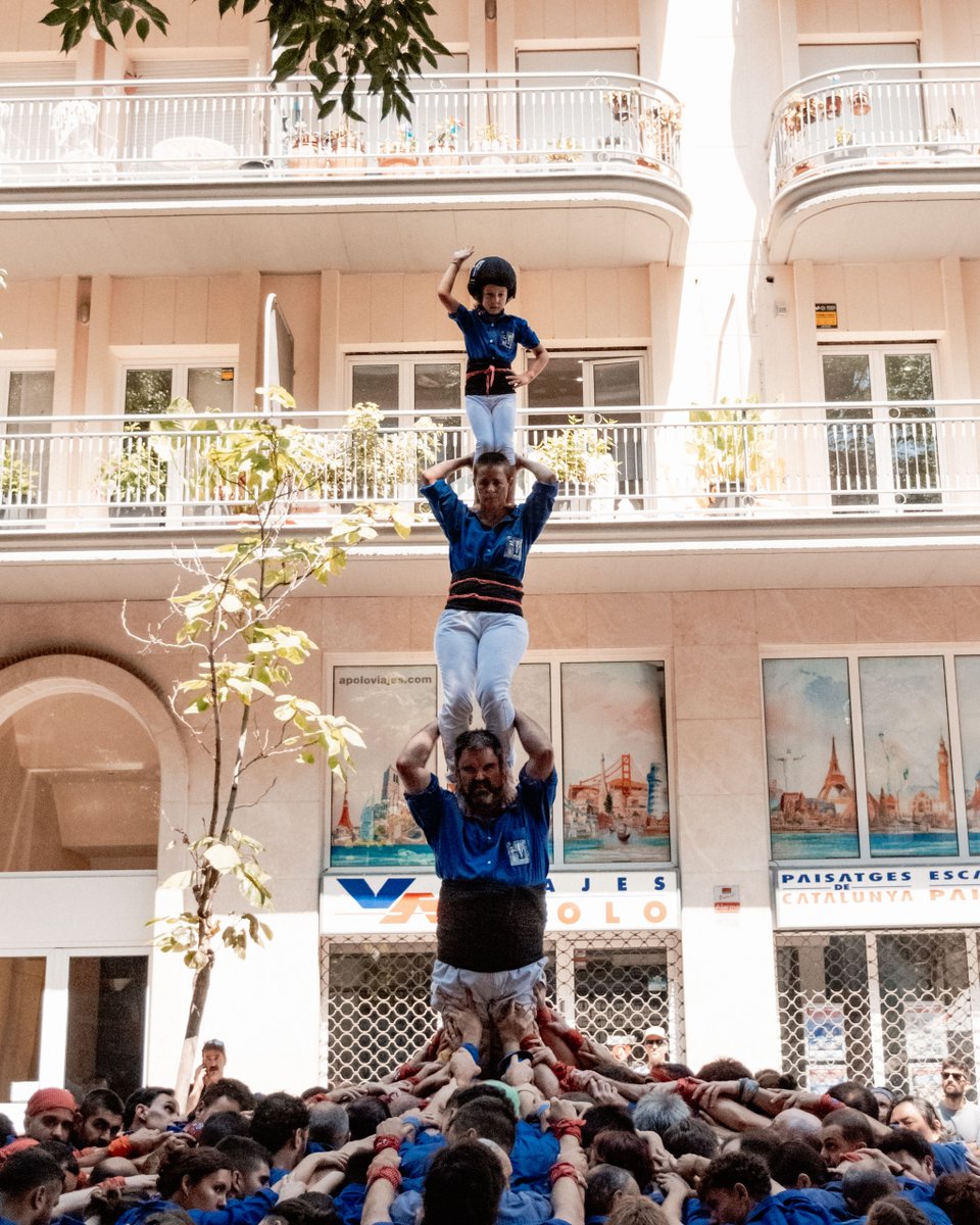 Aquest diumenge vam descarregar la primera torre de 8 de la temporada al Camp d'en Grassot! La vam acompanyar del 3d8 i el 4d8, juntament amb 2pd5 i 4pd4, que van completar una diada rodona.

També vam fer un pilar de dol per en Sènior.

#castells #AixòFaGracia #AlJunyAnemLluny
