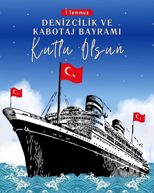 1 Temmuz Kabotaj Bayramı kutlu olsun!
Denizlerimizde özgürlüğümüzün, bağımsızlığımızın ve emeğimizin bayramıdır bugün.
Mavi vatanımızı, deniz emekçilerini ve cumhuriyet kazanımlarını sonsuza dek koruyacağız.
#KabotajBayramı #MaviVatan