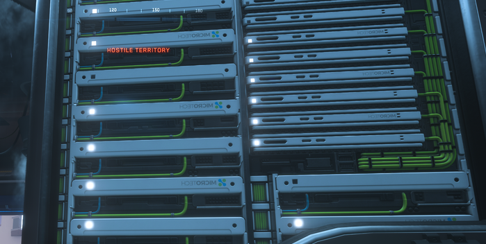 In Pyro they write backwards, apparently.

Please upvote and add to this IC report for #StarCitizen if you've seen this writing back to front.

…ue-council.robertsspaceindustries.com/projects/STAR-…