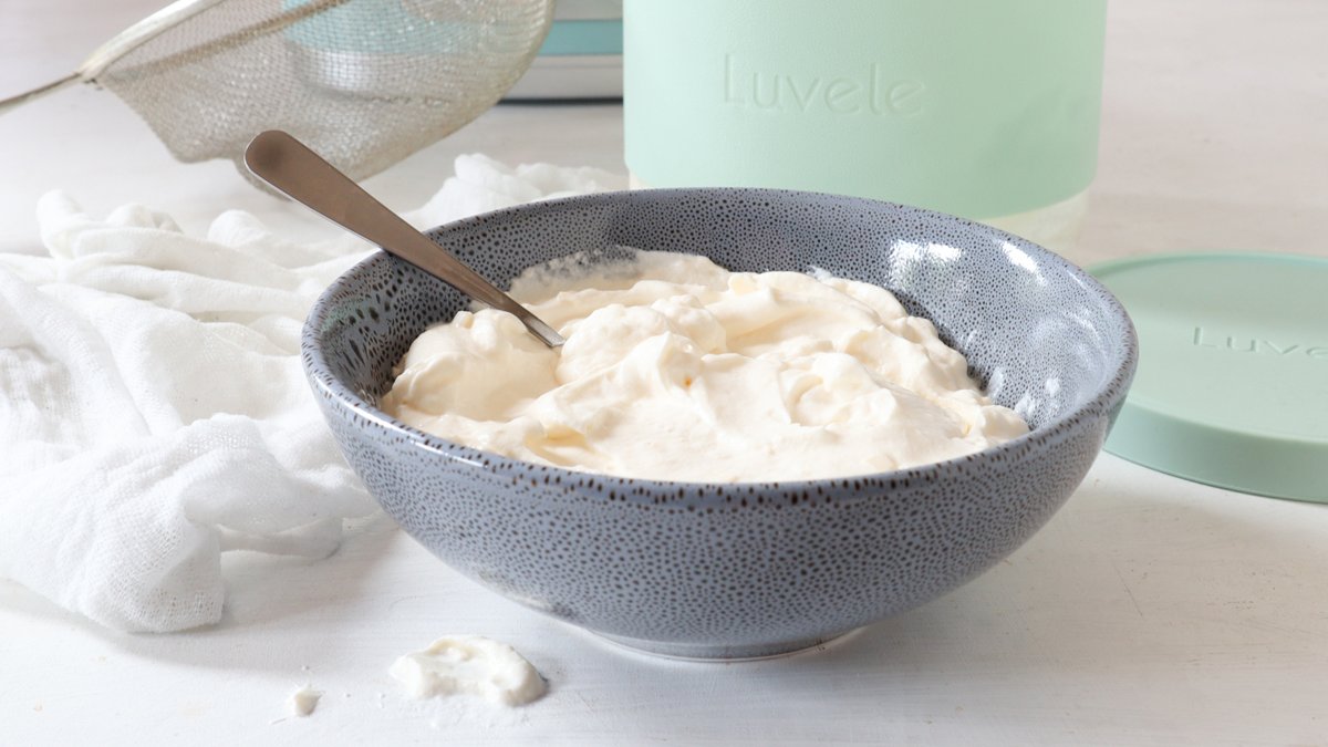 Quark is a German fermented milk product with a creamy texture which is classified as an unaged, soft cheese. It tastes somewhere between sour cream &amp; yogurt. It’s a delicious and versatile and so easy to make in a yogurt maker. luvele.com.au/blogs/recipe-b…