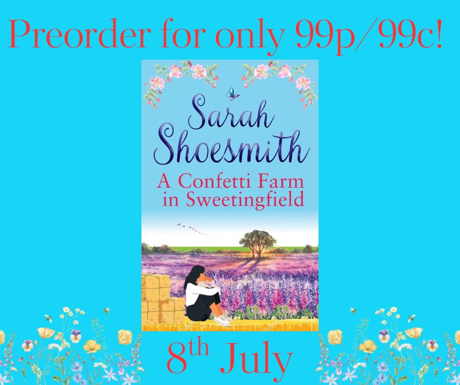 Sarah Shoesmith (@gardeningshoe1) on Twitter photo A Confetti Farm in Sweetingfield will be published next Tuesday 🌸You can preorder the ebook for only 99p/99c!
UK: amazon.co.uk/dp/B0FDWVFV7N
USA: amazon.com/dp/B0FDWVFV7N
<a href="/RNAtweets/">Romantic Novelists' Association</a> #tuesnews A Confetti Farm in Sweetingfield will be published next Tuesday 🌸You can preorder the ebook for only 99p/99c!
UK: amazon.co.uk/dp/B0FDWVFV7N
USA: amazon.com/dp/B0FDWVFV7N
<a href="/RNAtweets/">Romantic Novelists' Association</a> #tuesnews