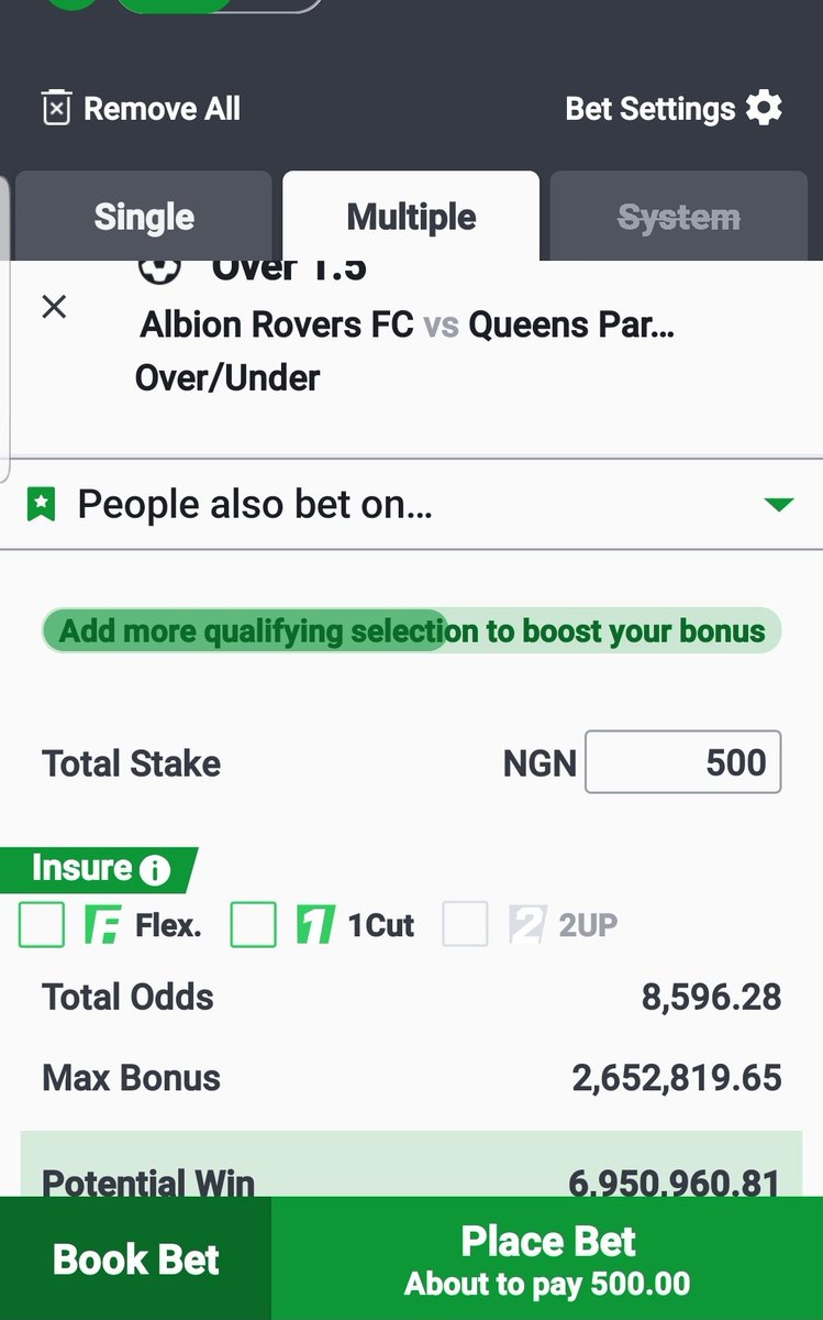 blunttips's tweet photo. 8.5k odds on sportybet 🚀👨🏿💻
Over 1.5 ♻️
Rush and get code on my telegram 👇
https://t.co/w4oVq6u7xV
https://t.co/w4oVq6u7xV
Edit to your taste 🫰
Don’t miss out 🤭
Green luck 🍀
#inter #city #nico #dearjuly https://t.co/nYyujBl7PJ