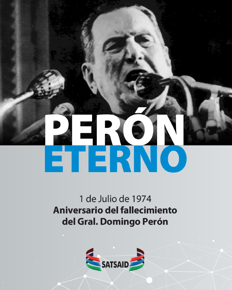 A 51 años de su partida, su legado sigue latiendo en cada derecho conquistado, en cada bandera levantada, en cada lucha colectiva.

El tiempo pasa, pero las ideas que transforman perduran.

#Memoria #JusticiaSocial #PeronEterno #SATSAID