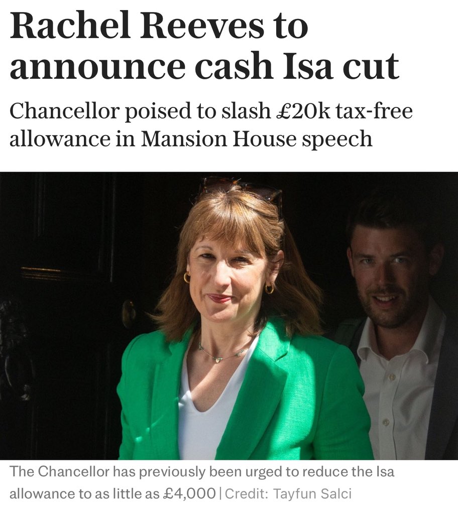 £100 BILLION sits in UK cash ISAs, losing value every day.
You’re not saving - you’re being robbed slowly.
The exit? #Bitcoin.