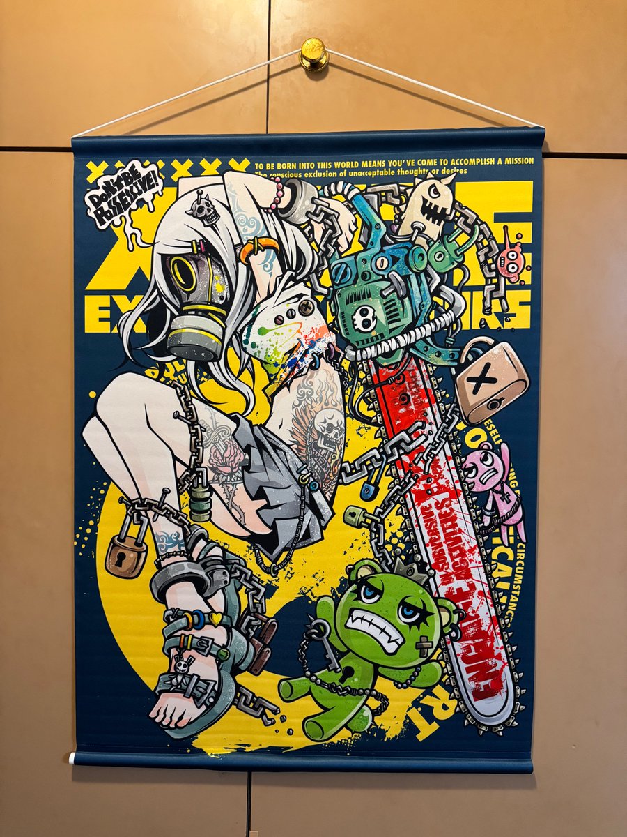 X-CUTE TAPESTRY『UnLOCKING SYSTEM -G.A.S.-』 B2サイズタペストリー