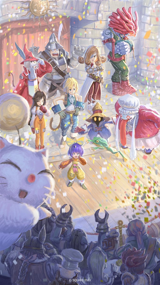 ¡Este mes #FFIX celebra su 2️⃣5️⃣ aniversario! 🥳

Square Enix lo celebra con este calendario e ilustración de Yuya Ishihata 🎨
