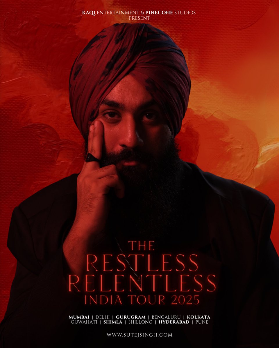 We’re hitting the road across India. Cities are locked, dates dropping soon.
Pre-registration is now open. Fill the form, stay tuned, and be the first to know.

sutejsingh.com/sutej-singh-to…