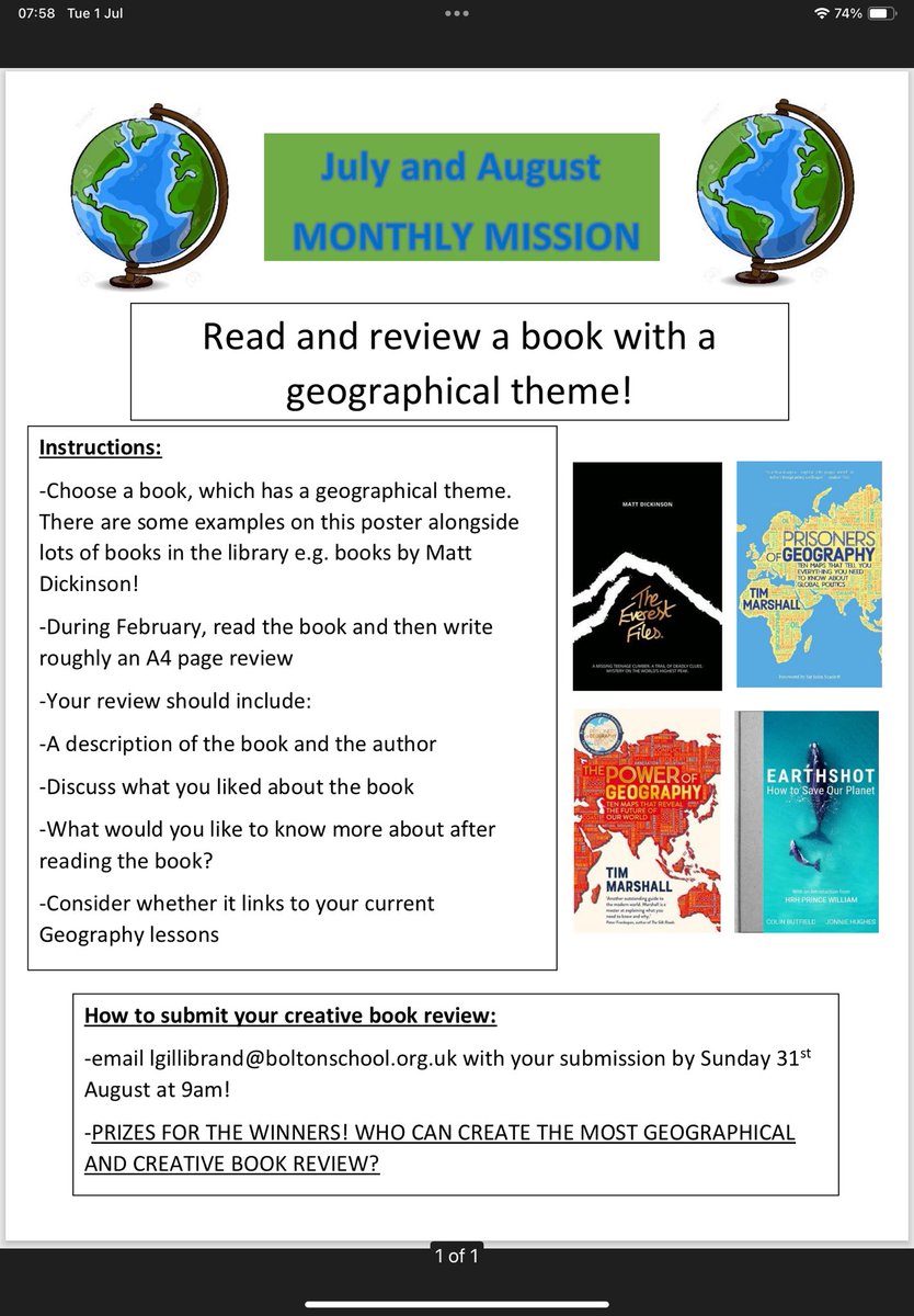 Geography@BoltonSchool tweet media