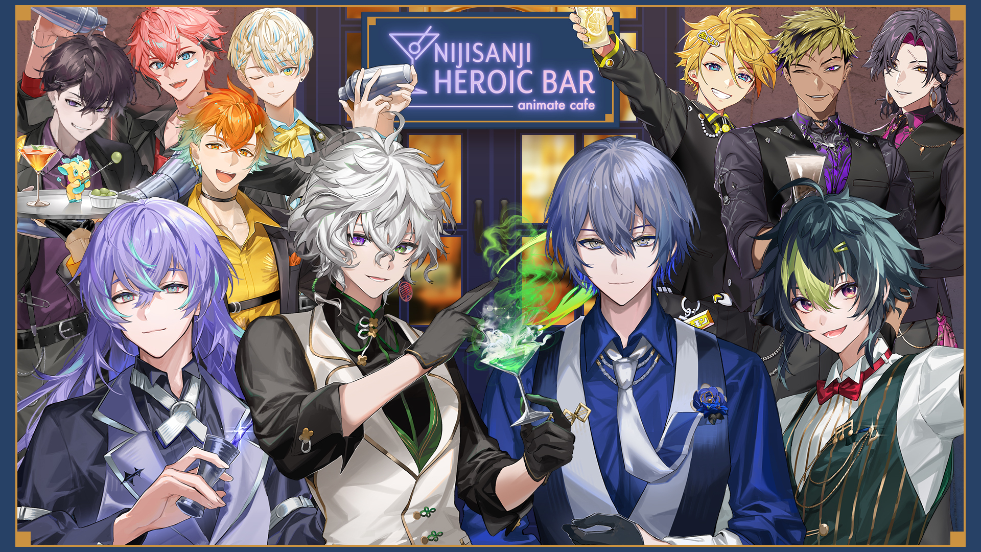 にじさんじ所属ユニット「ChroNoiR」の撮り下ろしビジュアルを
