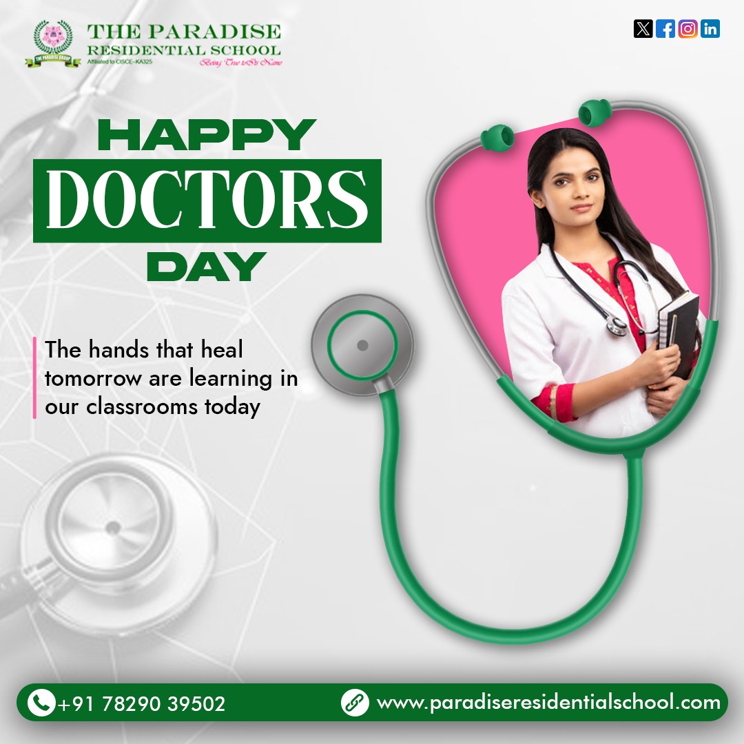 paradise052009's tweet image. Happy Doctors Day! 🩺✨
At The Paradise Residential School, future healers are nurtured with care, knowledge, and compassion—one lesson at a time.
#doctorsday #futuredoctors #theparadiseschool #residentialschool #learningforlife #youngminds #educationmatters #inspiringfutures