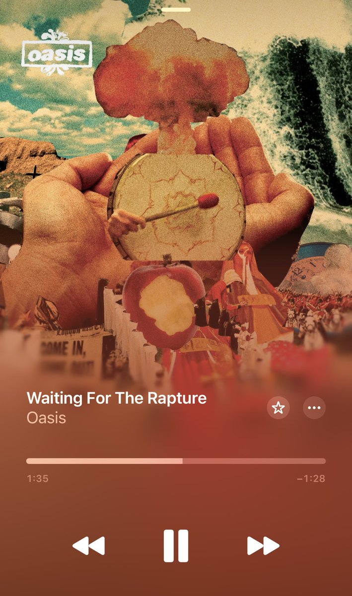 It will never in a million years make the comeback set list but it should. 

Criminally underrated oasis track. 

#Oasis #Oasis25 #oasislive25