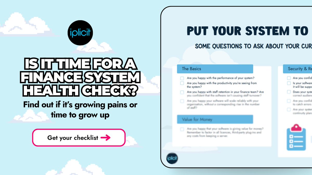 Creaky reports. Manual workarounds. Endless spreadsheets.

Your finance system might be trying to tell you something.

Take the health check → hubs.la/Q03t74hC0

#DontGetFired #AccountingSoftware