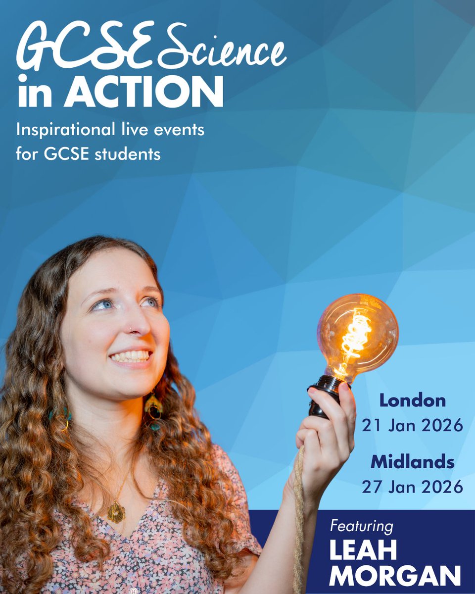 ☀️ Fusion engineer Leah Morgan is joining #GCSEScienceInAction! Step inside one of the hottest places in the Solar System as she takes us on a virtual tour of a real fusion experiment — and explores how the future of energy could lie in the stars. 

ow.ly/VpPP50WcRR7