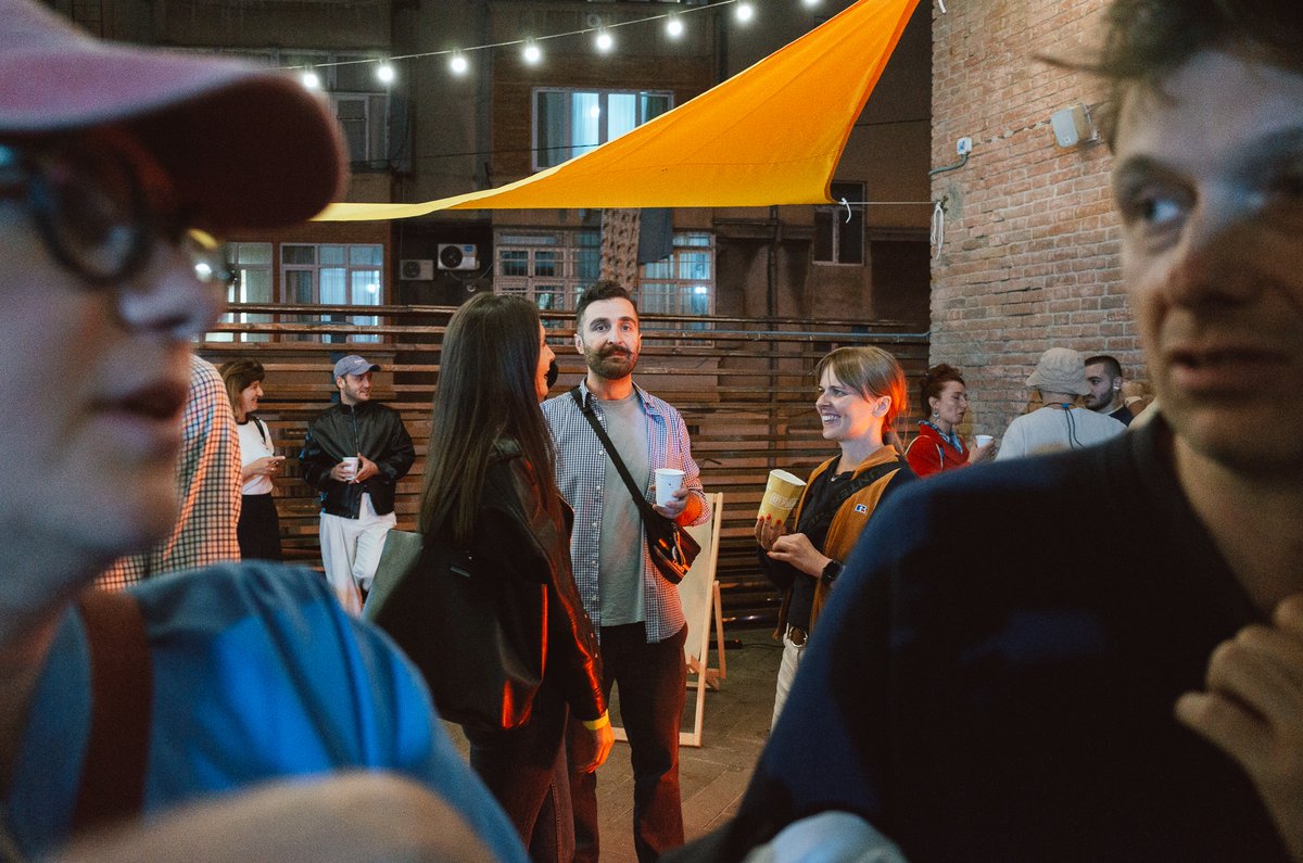 PGDPlatform's tweet image. → 17 June 2025 at the Design Institute, Tbilisi⁠

→ Closing evening of Social Design Days at the Design Institute

→ Photo by Patryk Wiśniewski

@PLinst_Tbilisi 

#designinstitute
#designinstitutetbilisi
#polishdesign
#polishgraphicdesign