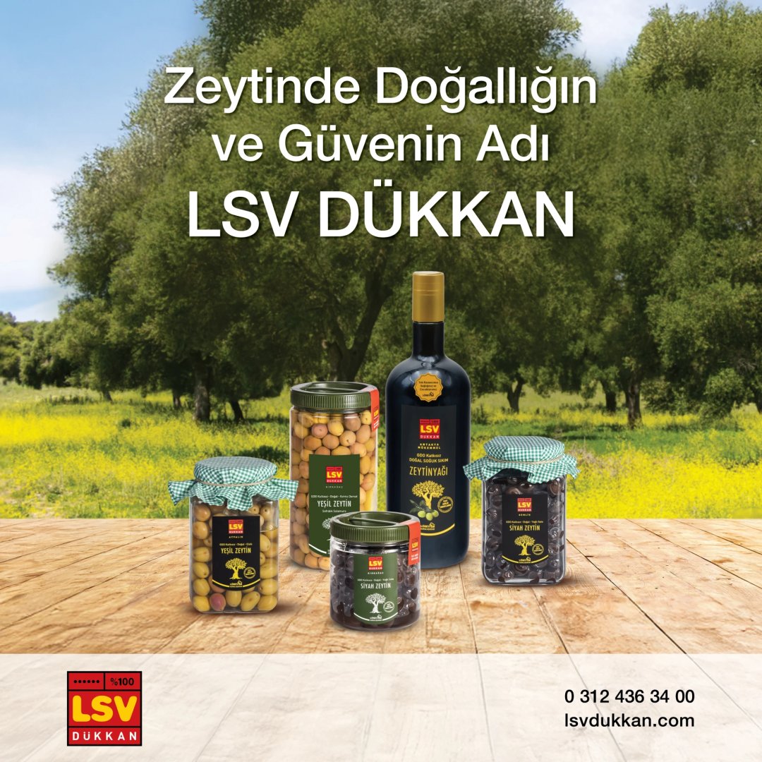 Zeytin ağaçlarıyla dolu bir ülkenin çocuklarıyız biz… Kökleri derin, gövdesi güçlü, meyvesi şifa dolu bu kıymetli ağaçları;

LSV Dükkan'ın emeği, doğal ve katkısız lezzet anlayışıyla yaşatıyoruz. Her tanesinde sağlık, her satışında umut var.

🔗 lsvdukkan.com
