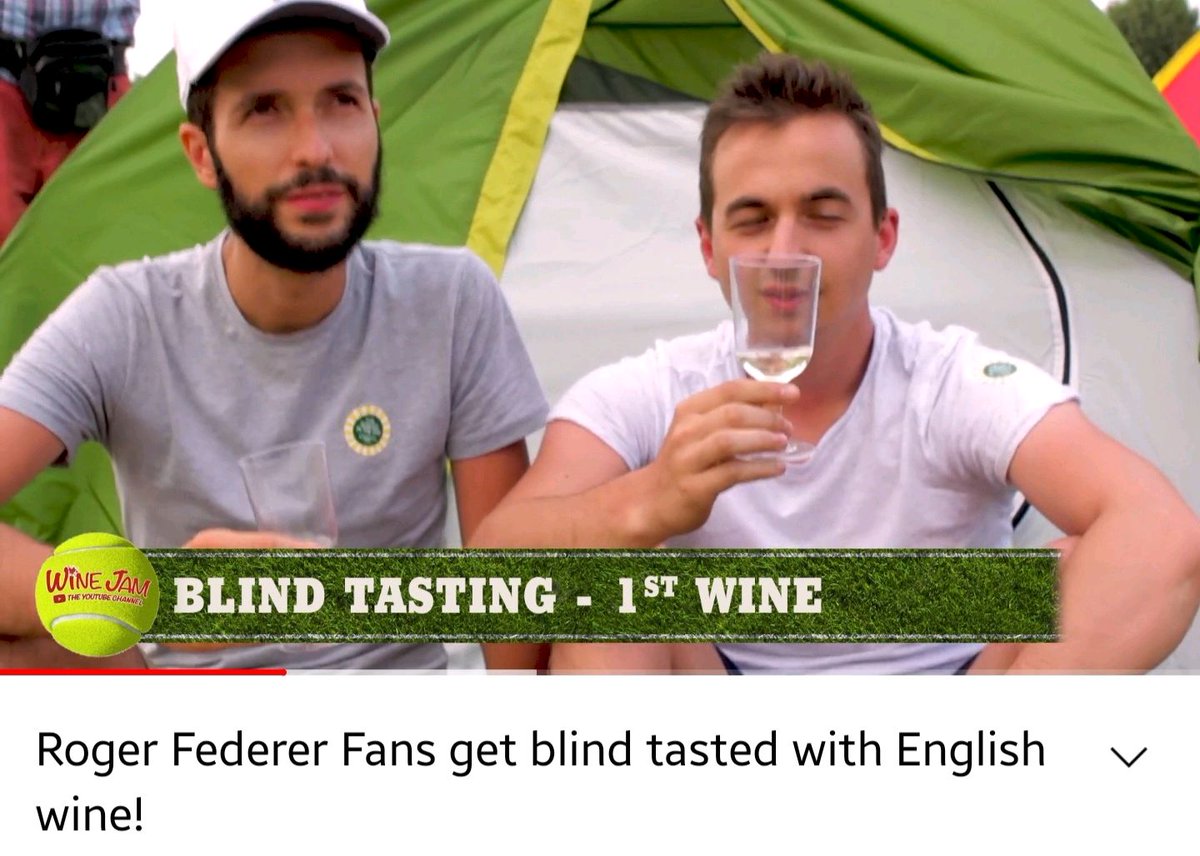 People waiting to get into WimbledonTennis like  a tennis coach, but can he beat his opponent in the wine taste off and would he choose tennis over wine !! .. click below to see
.
.
youtu.be/Fs4_mSDnja
.
.