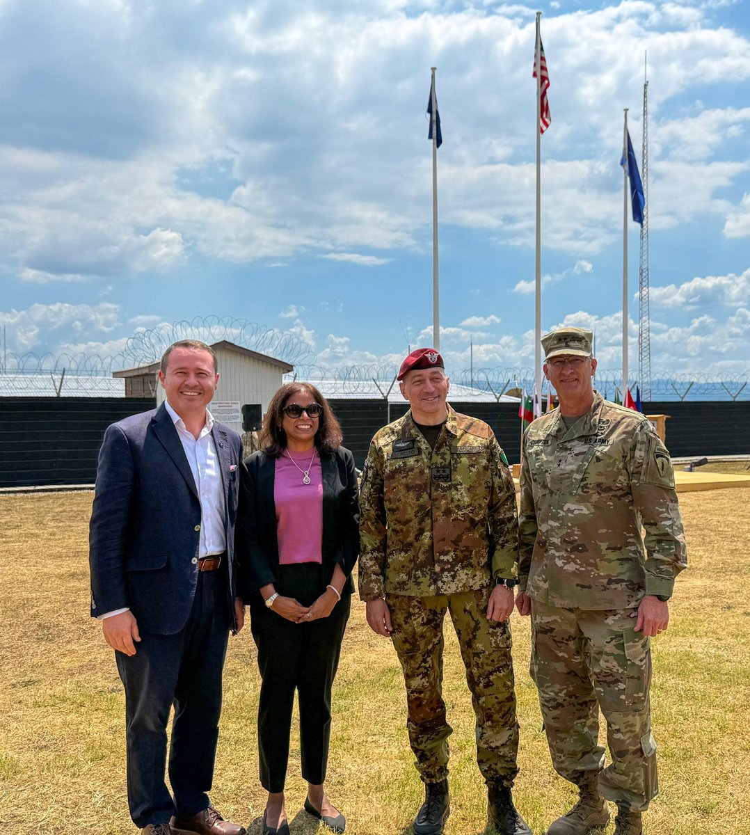 U.S. Embassy representatives were honored to attend the Transfer of Authority Ceremony at Bondsteel, where Task Force Jungleer’s Colonel Helzer and Command Sergeant Major Zagyva handed responsibility for Regional Command-East over to Task Force Tiger’s Colonel Lloyd and Command