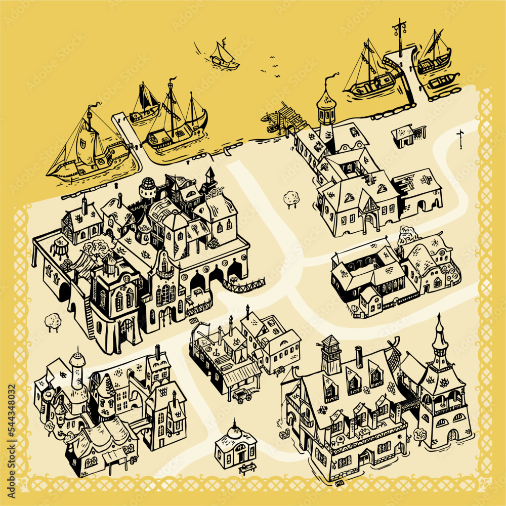 QatlasM's tweet image. A vector pack inspired by City of Thieves, with line art buildings from the infamous Port Blacksand. Create your fantasy town!
Adobe: stock.adobe.com/stock-photo/id…
ShutterStock: shutterstock.com/g/Laci+Kupe?ri…
#cityofthieves #portblacksand #fantasymap #vectorart #piratecity #qatlasmap