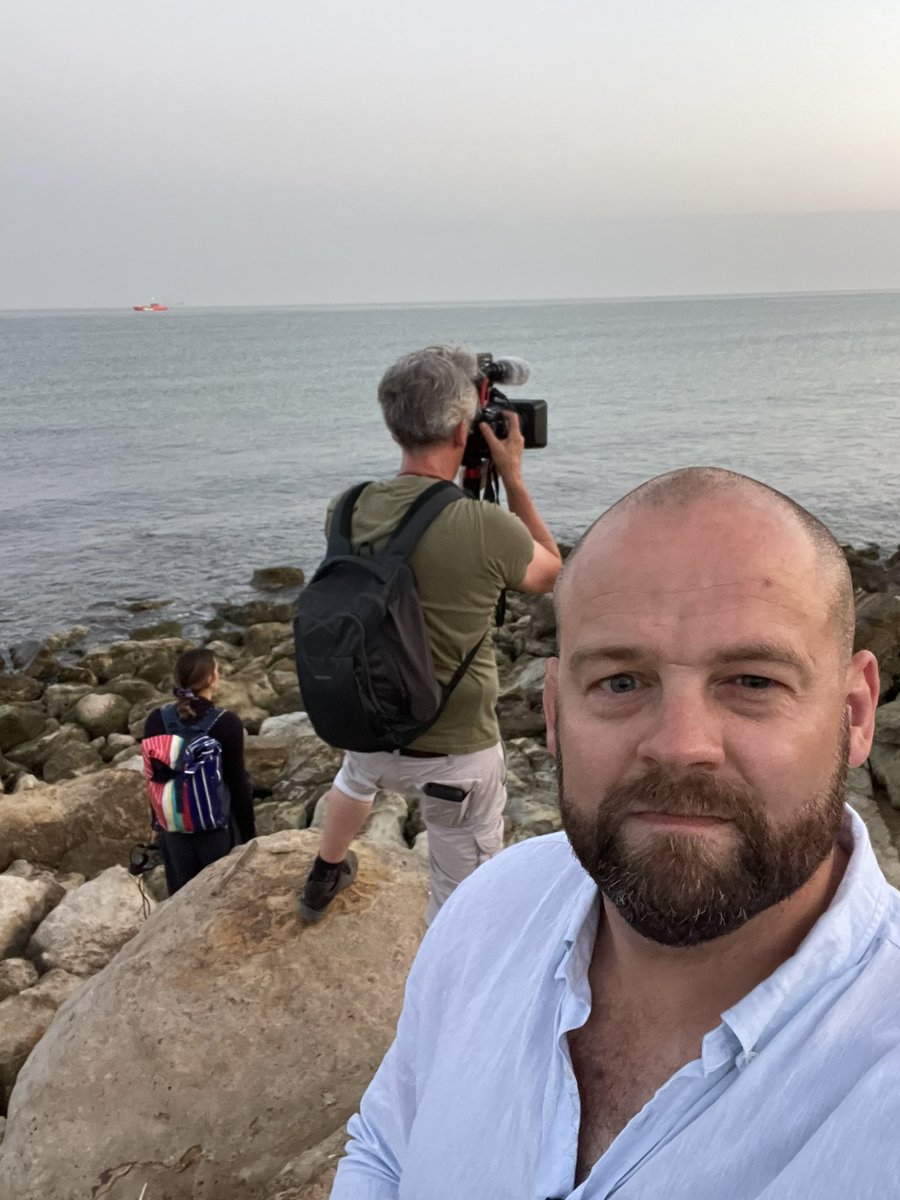 JamWaterhouse's tweet image. A change of scene for me this summer; working with the BBC Bureau teams across Europe for a few weeks.
First stop: the ever-growing number of migrants making the perilous journey across the channel to the UK.