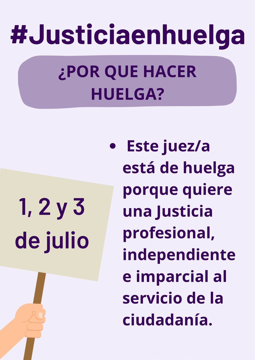 #Justiciaenhuelga