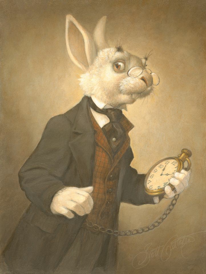 BardCumberland's tweet photo. Happy #1stJuly
remember to say: "white rabbits, white rabbits, white rabbits" before noon
or "brown rabbits, brown rabbits, brown rabbits" whilst walking downstairs backwards
to ensure good luck for the rest of the month
#FairytaleTuesday #RabbitWeek
art: Scott Gustafson https://t.co/jS71sGtOgH