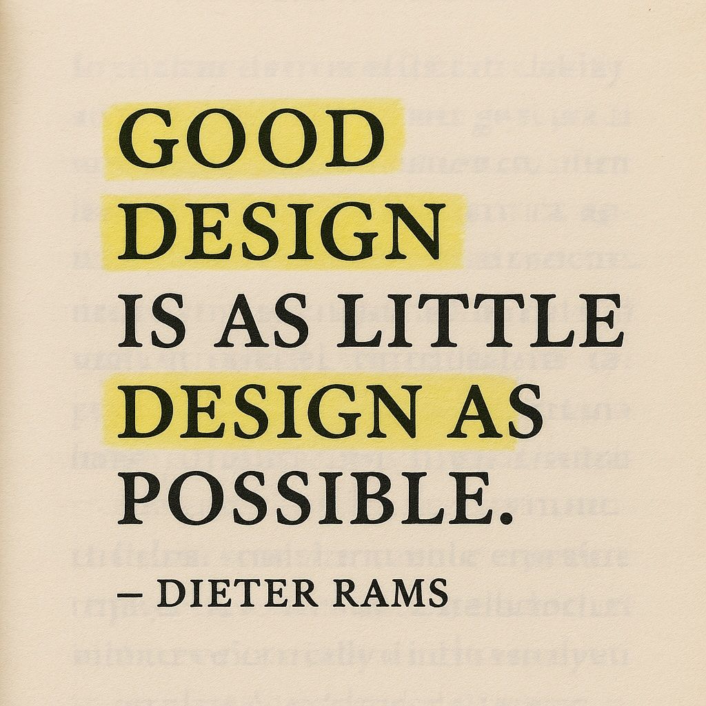 chris_lueders_'s tweet image. As tech and data flood us, clear, purposeful design stands out. By focusing on essentials, we enhance user experience with intuitive, functional, and simple aesthetics. #Design #Minimalism