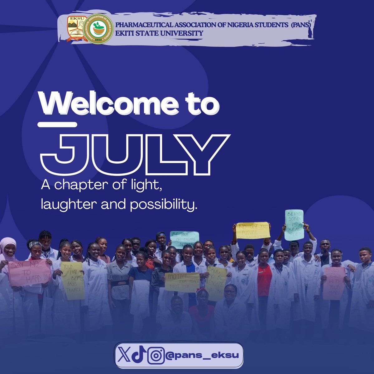 pans_eksu's tweet photo. Hello July! ✨ Time to reset, refocus, and rise. 🚀 #NewMonth #pharmily #july2025 #fypシ゚ https://t.co/UEmfB5u59U