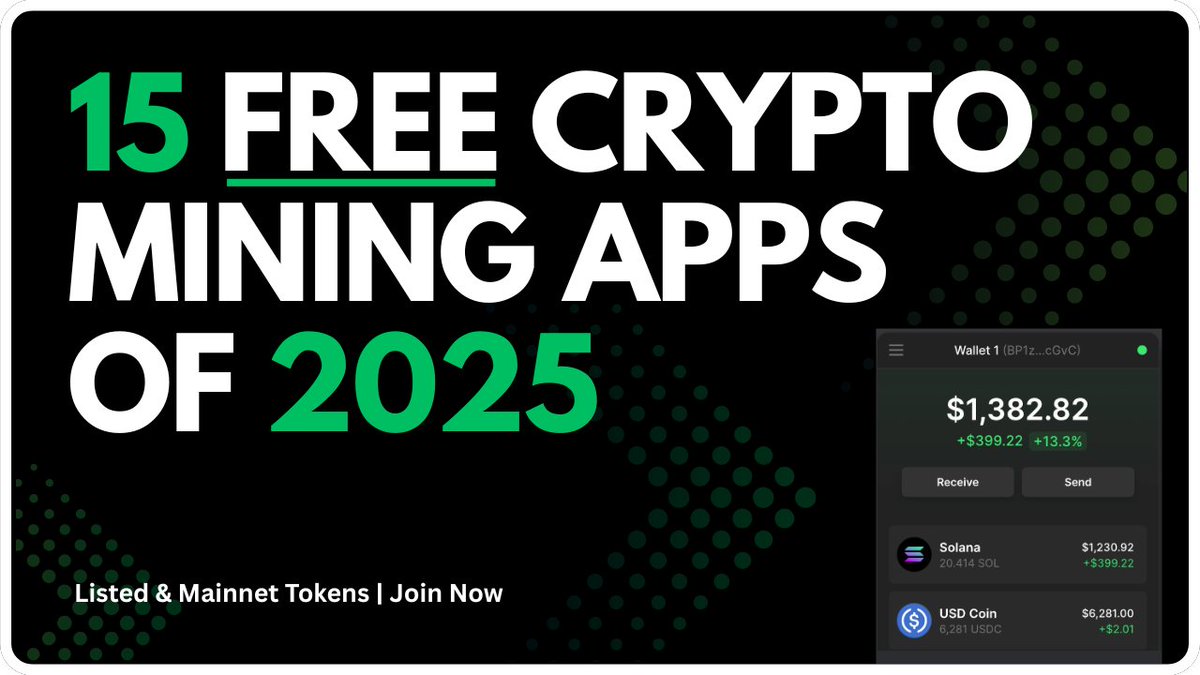 blockwraith's tweet photo. Make At Least  $1,382 This Year With Free Crypto Mining Apps in 2025 https://t.co/nsAwPuxvwc https://t.co/Sf3biAKbgx