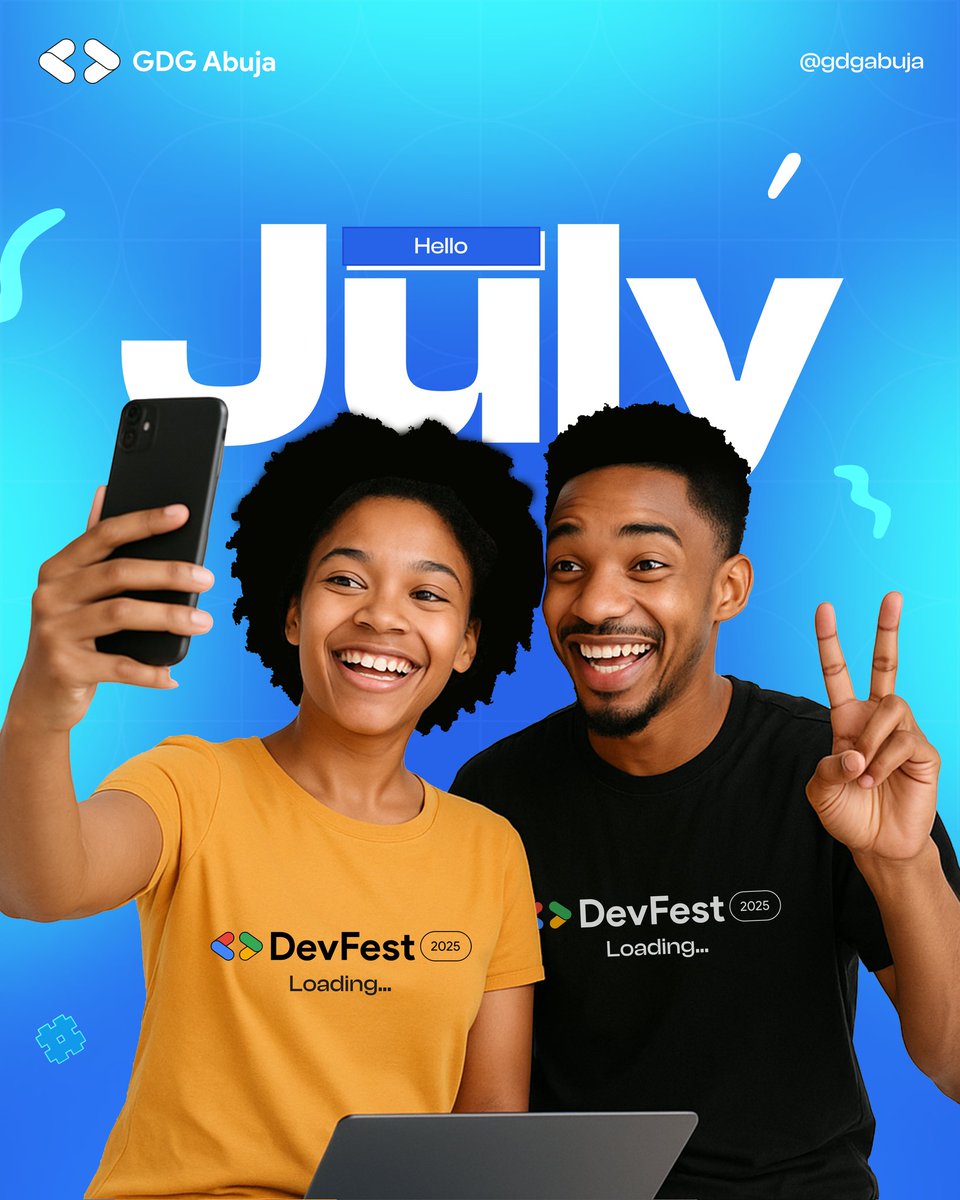 A fresh month means fresh momentum and yes, #DevFestAbuja25 is coming 👀🔥

Stay locked in. We’re cooking something big.
Opportunities, community, and real tech magic 💥

#GDGAbuja