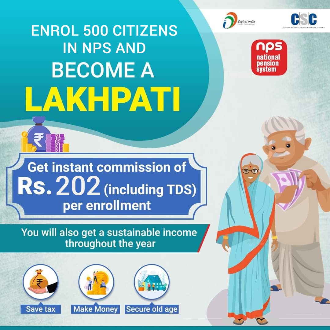 Every #CSC VLE can become a #lakhpati in one month - do not miss this opportunity

#Gift secure Life and Future to your Loved ones. अपने प्रियजनों को सुरक्षित जीवन और भविष्य का उपहार दें |

<a href="/CSCegov_/">CSCeGov</a> <a href="/sanjaykrakesh/">Sanjay K Rakesh</a> <a href="/Krisiirm/">Krishna Kumar Singh</a> <a href="/csc_fintech/">DigiPay (Official)</a> <a href="/sarvdeep81/">sarvdeep singh</a>