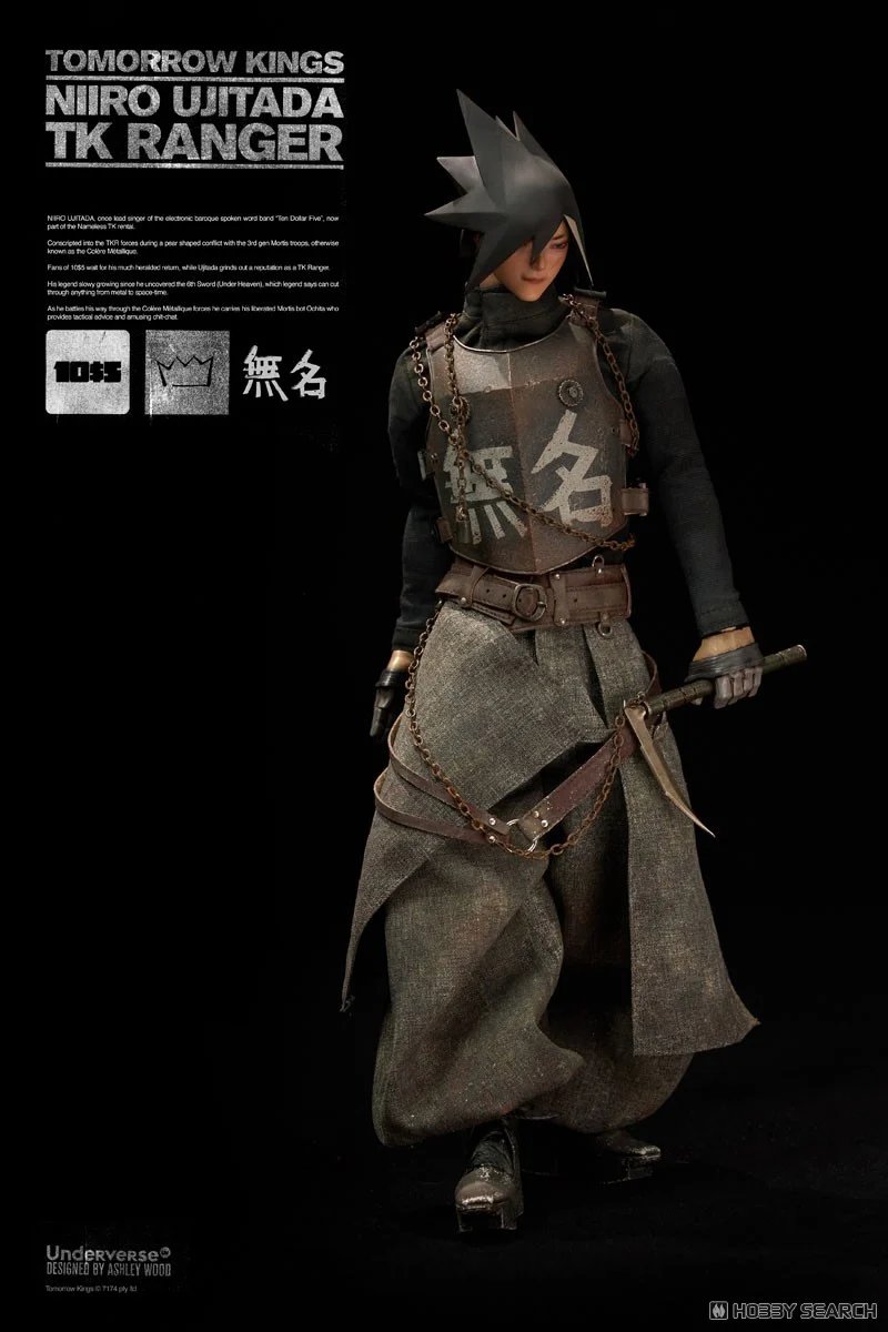 hobbysearch_wd's tweet photo. Underverse 1/6 TOMORROW KINGS series TK RANGER NIIRO UJITADA Action Figure

✴️Preorder today!✴️
https://t.co/GKxQzMhVvP
From Ashley Wood's popular series [Tomorrow Kings] comes TK RANGER NIIRO UJITADA!

#Underverse #TomorrowKings #AshleyWoods https://t.co/50aEgMzQIW