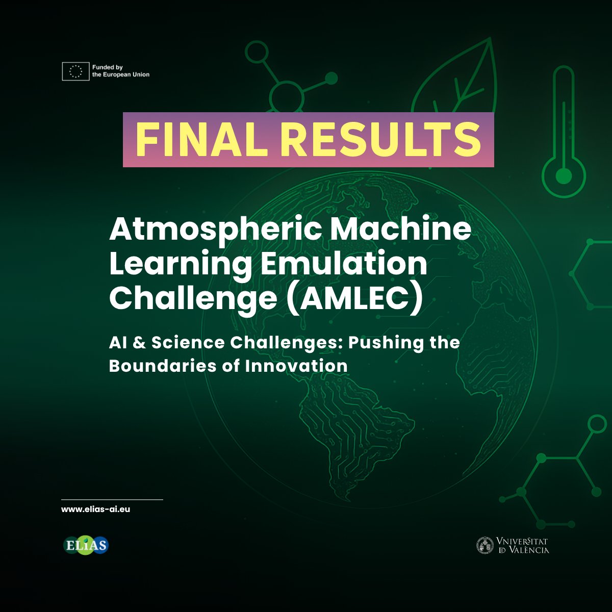 isp_uv_es's tweet image. 🏆 We&apos;re thrilled to announce that Jasdeep Singh (Khalifa University) has won the AMLEC with a final score of 1.525!🎉

ℹ️As part of his award, his participation in #ECMLPKDD2025 will be covered➡️ ecmlpkdd.org/2025

⛅More to come on this challenge!

#DiscoveryChallenge2025