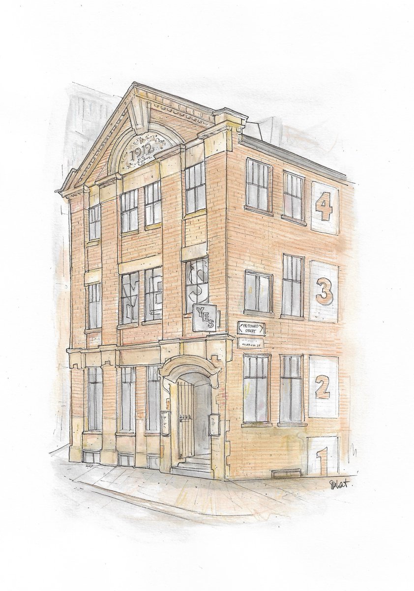 Original ink, watercolour and coloured pencil on bamboo paper <a href="/yes_mcr/">YES</a> 
Available in sizes - A5 - £25, 8x8" - £30, A4 - £40, 11.5x11.5" - £50 or A3 - £60 ono + £5 UK postage
(international postage available)
DM to buy or to commission your original
#manchester #art #illustration