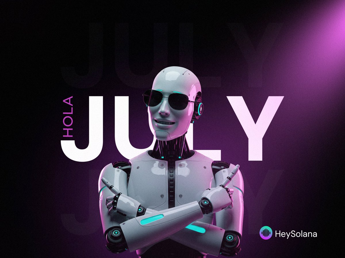 useHeysolana's tweet image. Happy New Month, HeySolana Fam! 💜
Here's to a hands-free, voice-powered month filled with ease. 🥂