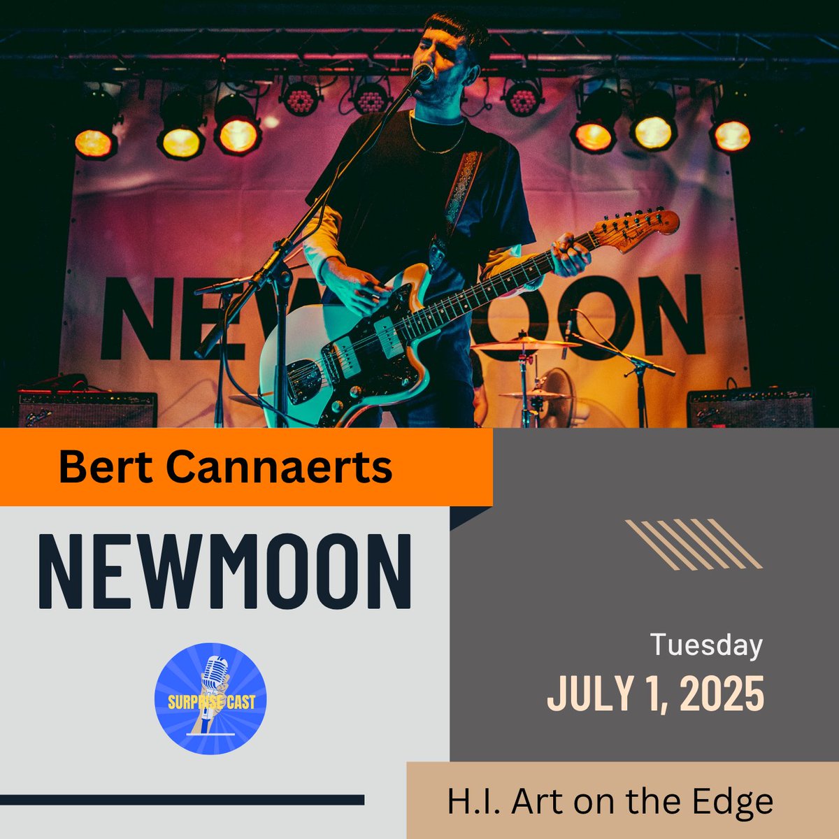 IT'S OFFICIAL 
SURPRISE CAST #179
Newmoon

Download this stimulating conversation w/ Bert. His take on life and music is captivating. 
Listen. Enjoy. Share. 
#newmoon #belgium #shoegaze #alternativerock #dreampop #ethanhawke #creativeprocess #dkfm

Link: podcasts.apple.com/us/podcast/sur…