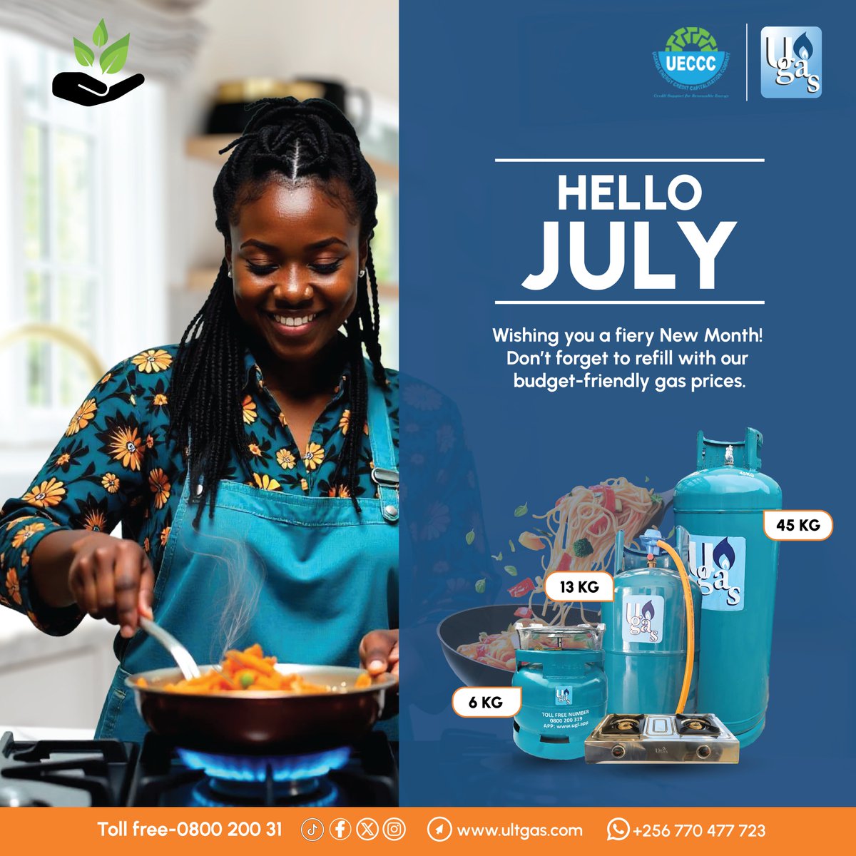 As we step into July, we’re grateful for your continued support. May this month bring you warmth, joy, and endless possibilities, just like UGAS does every day! 🔥💛
#UGAS #UCEL #HappyNewMonth #JulyVibes #Safecooking #CleanEnergy