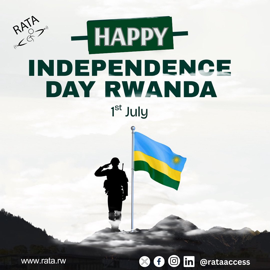 RATA joins all Rwandans in celebrating Independence Day.

On this special day, we honor the resilience and vision that built our nation 🇷🇼

Happy Independence Day to all Rwandans!

#RwandaIndependenceDay #RATA