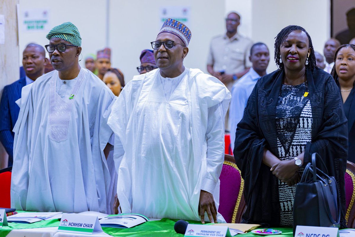 TheBHCPF's tweet image. 📢 At 11th #BHCPF MOC in Abuja:
✅ Q1/Q2 & Q3 2025 disbursements approved
📘 Guidelines 2.0 now formally approved – dissemination by Q3
📊 Mini-DHIS starts July
👨⚕️ Welcomed Dr. O. Ogbe as MOC Secretary
🤝 Gateways, PVAC among key partners advancing reforms #SWAp #NigeriaHealth