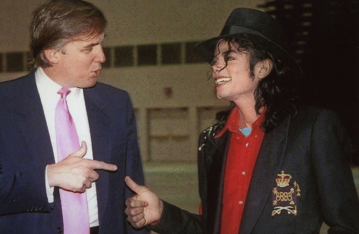 geakeob's tweet photo. @realDonaldTrump &amp; Michael Jackson‼️‼️ https://t.co/9EOmbGKz43