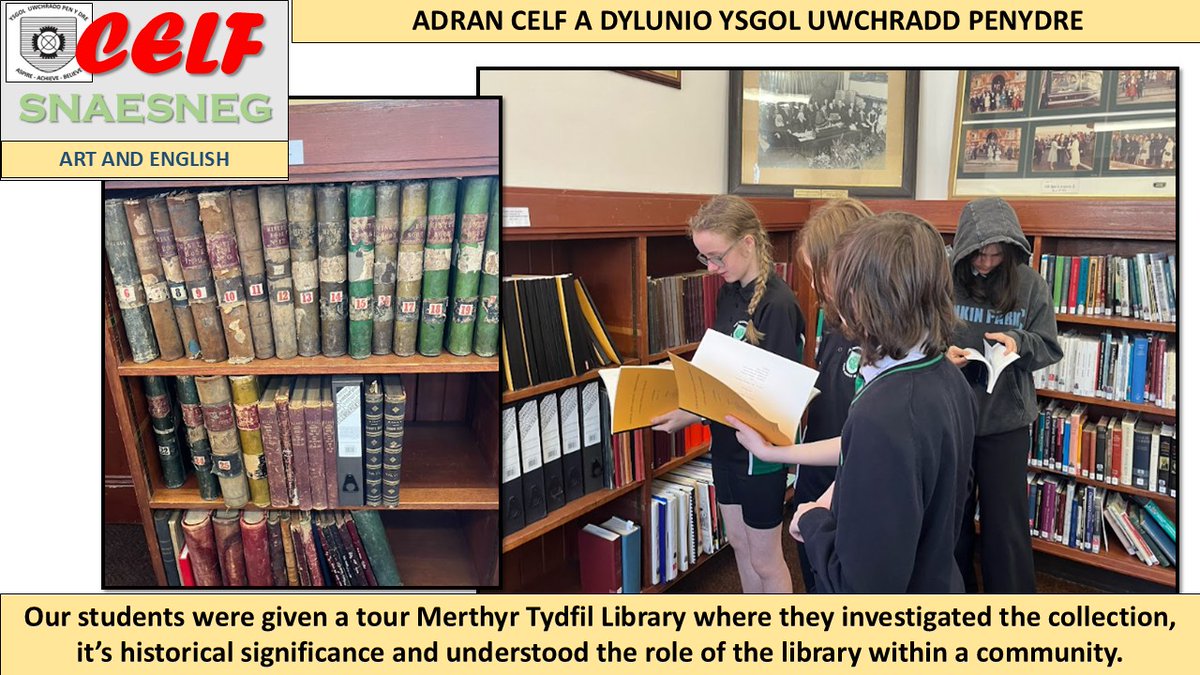 Pen-Y-Dre Art Department / Yr Adran Gelf Penydre. (@pyd_artofficial) on Twitter photo Our <a href="/1Penydre/">Pen y Dre High School</a> students attending an Arts and Literacy trip at <a href="/merthyrlibrary/">Merthyr Libraries</a> where they used sculptures created with our artist in residence Mr. Adam Griffiths as the stimulus for their writing. <a href="/PenydreDRAMA/">Mrs C 👸🏼 Adran Drama 🎭</a> <a href="/BecSullivanpyd/">Miss Sullivan</a> Our <a href="/1Penydre/">Pen y Dre High School</a> students attending an Arts and Literacy trip at <a href="/merthyrlibrary/">Merthyr Libraries</a> where they used sculptures created with our artist in residence Mr. Adam Griffiths as the stimulus for their writing. <a href="/PenydreDRAMA/">Mrs C 👸🏼 Adran Drama 🎭</a> <a href="/BecSullivanpyd/">Miss Sullivan</a>