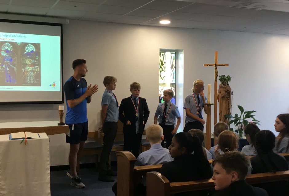 Harrytown (@harrytownschool) on Twitter photo Our final medal ceremony of the year. Well Done to Larry, David, Alex and Stanley in Y7 who all medalled in their individual events! #HarrytownValues #ThisisHarrytown <a href="/EducationShrew/">Education - Diocese of Shrewsbury</a> Our final medal ceremony of the year. Well Done to Larry, David, Alex and Stanley in Y7 who all medalled in their individual events! #HarrytownValues #ThisisHarrytown <a href="/EducationShrew/">Education - Diocese of Shrewsbury</a>